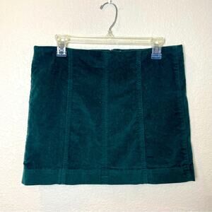 JOLT Emerald Green Corduroy Mini Skirt Size 13